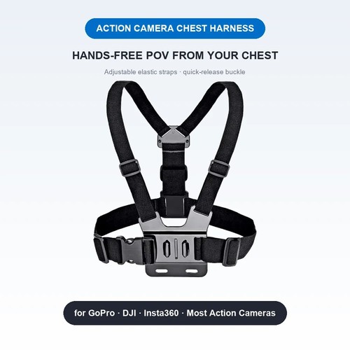 Adjustable chest mount harness - mount,