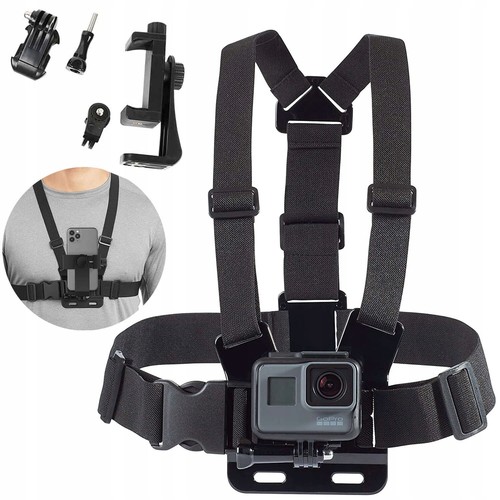 Chest strap harness head mount - chest,