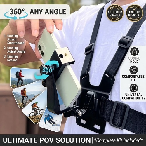Chest mount harness phone - harness,