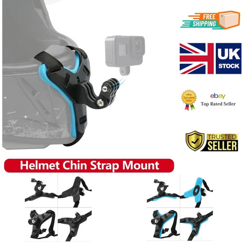 Motorcycle helmet mount - -, chin