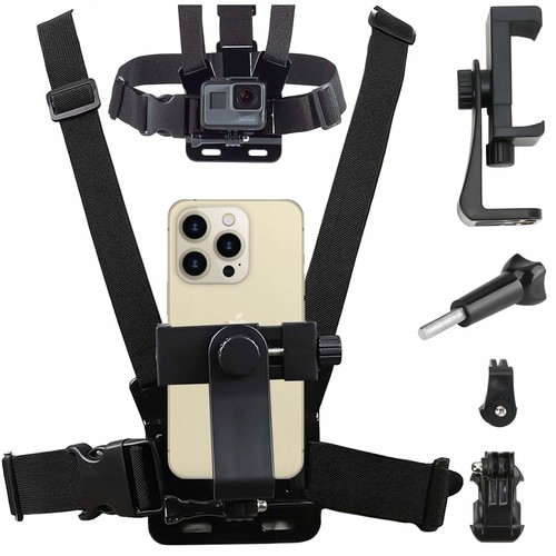 Chest strap harness head - strap, mount