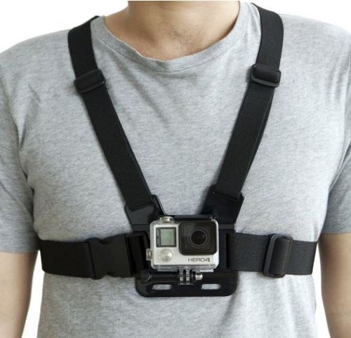 Adjustable elastic chest strap - chest,