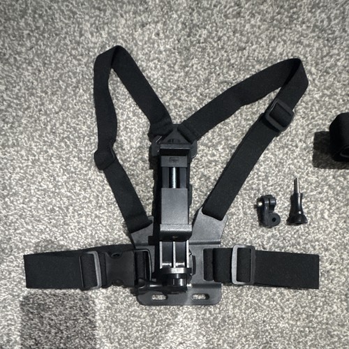 Adjustable black nylon chest - adjustable,