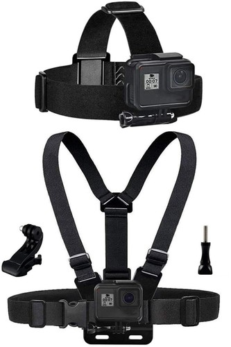 Chest strap harness head - strap, mount