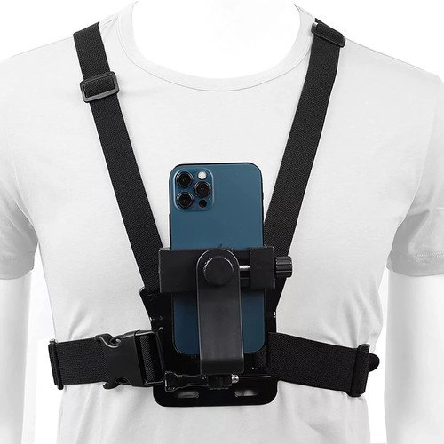 Mobile phone chest mount - phone,